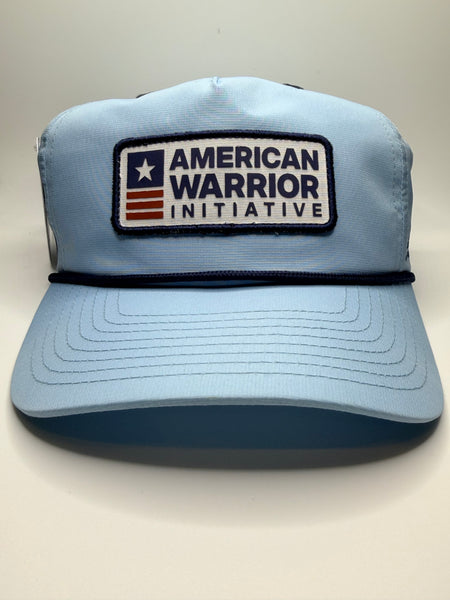 Pale Blue Retro Hat