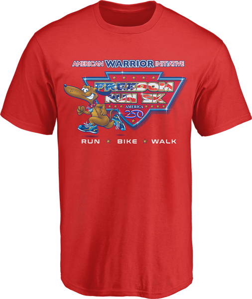 2026 AWI Freedom Run Shirts - Free With Race Registration